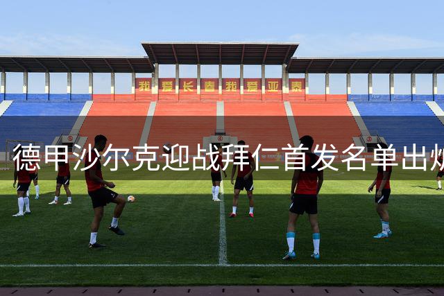 德甲沙尔克迎战拜仁首发名单出炉 凯恩等大将替补待命